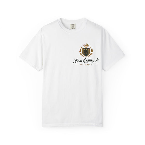 BGI Crest Tee — Garment-Dyed