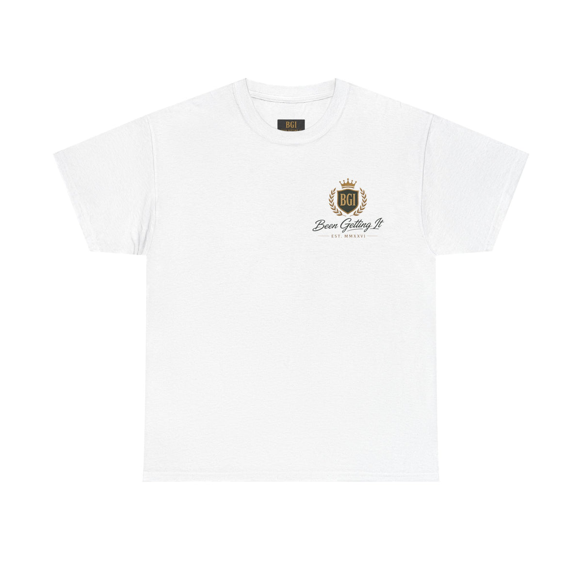 BGI Crest Tee — Heavy Cotton